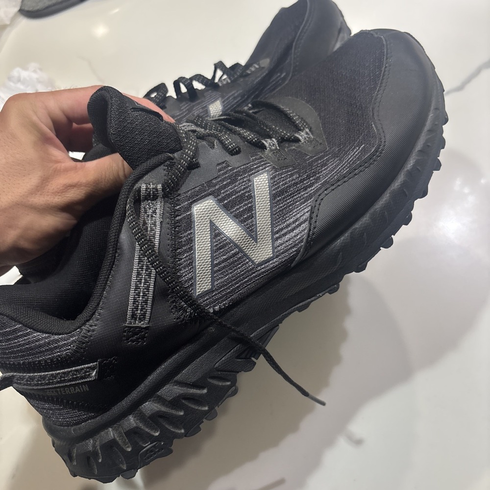Size 12 - New Balance 410v6 Low Gray Black White 4E Wide